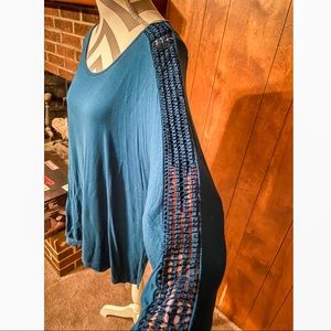 NY & Co Teal Tunic